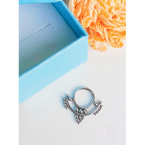 PIERCING EL BAÚL DE JUMA SEPTUM NARIZ TRAGUS DAITH ESFERAS OREJA TABIQUE ACERO - 6
