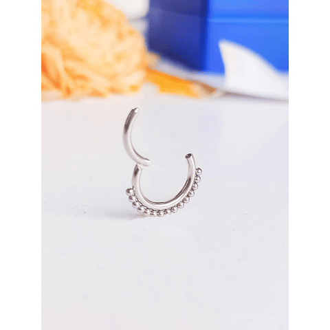 PIERCING EL BAÚL DE JUMA SEPTUM ANILLO OREJA TRAGUS DAITH ESFERAS TABIQUE ACERO - 3