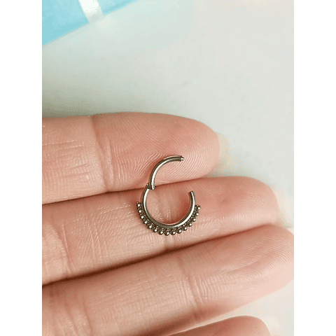 PIERCING EL BAÚL DE JUMA SEPTUM ANILLO OREJA TRAGUS DAITH ESFERAS TABIQUE ACERO - 5