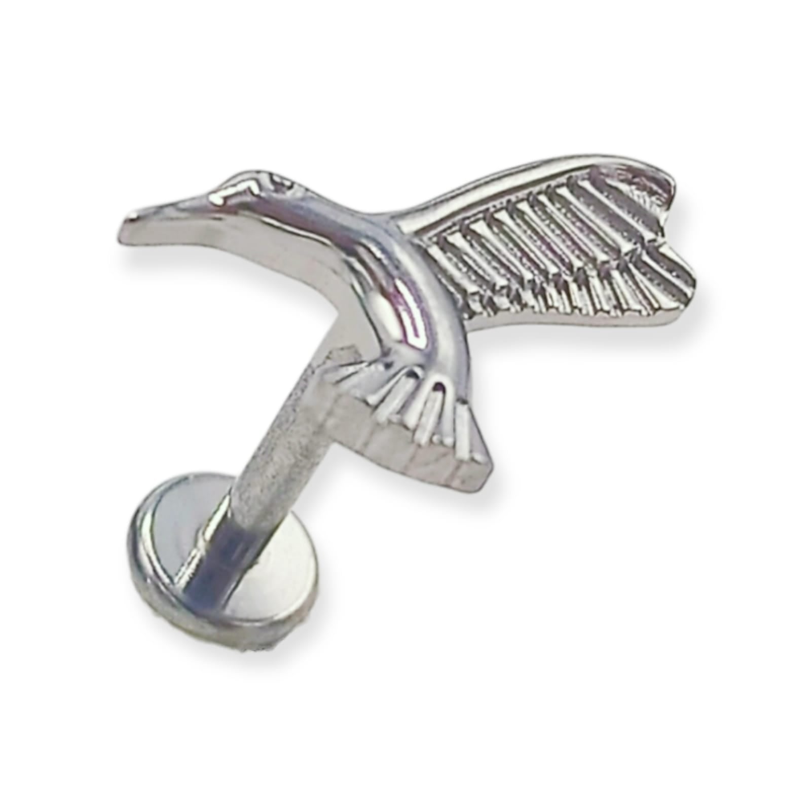 PIERCING EL BAÚL DE JUMA LABRET ASTM F136 G23 TITANIO TRAGUS COLIBRI ACERO - 1