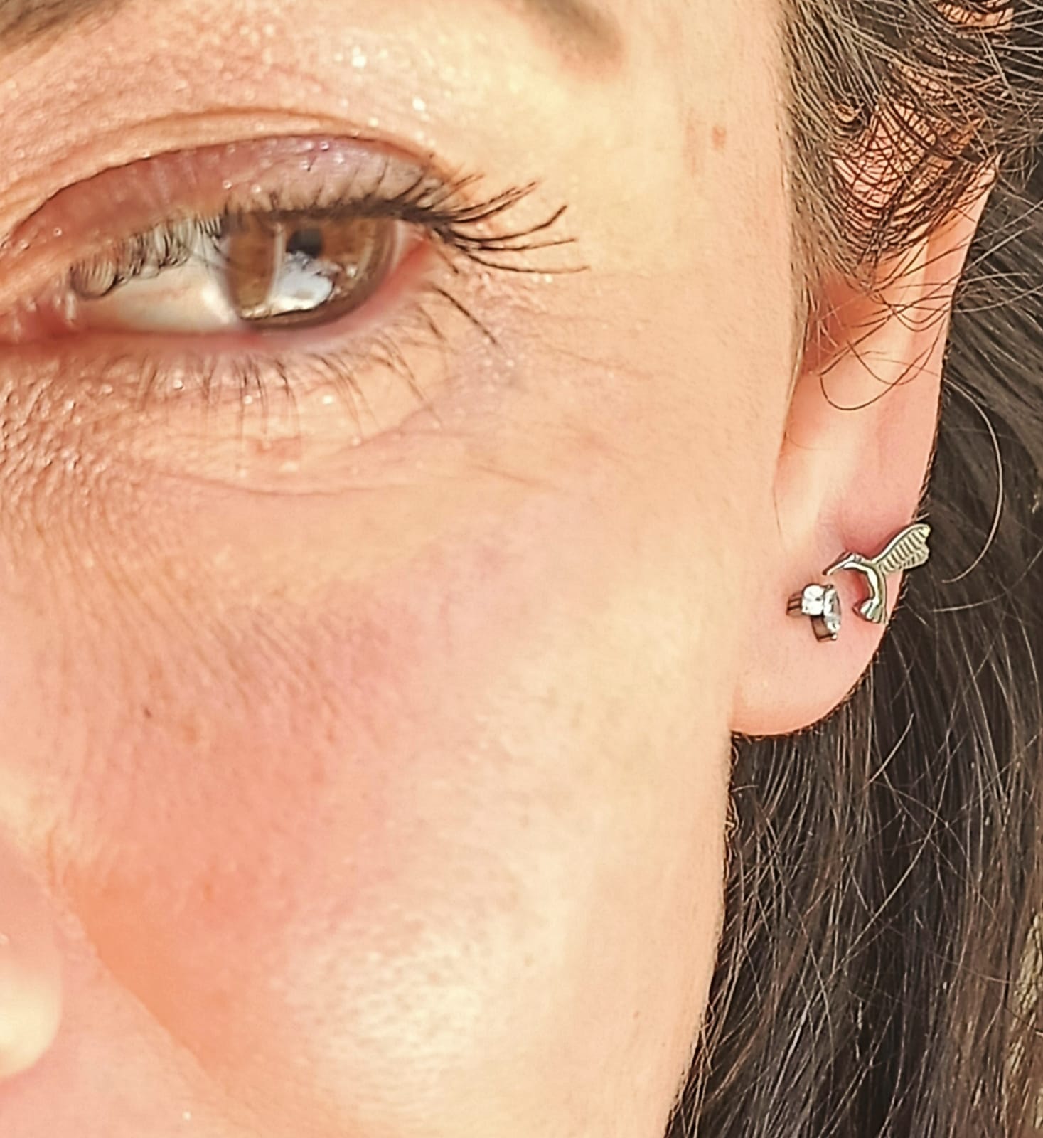 PIERCING EL BAÚL DE JUMA LABRET ASTM F136 G23 TITANIO TRAGUS COLIBRI ACERO - 2