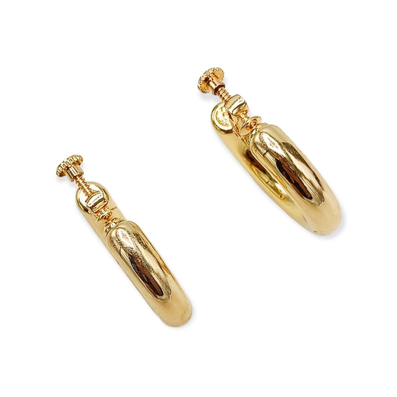 AROS SIN PERFORACION ARGOLLAS CHUNKY BAÑADAS EN ORO - 3
