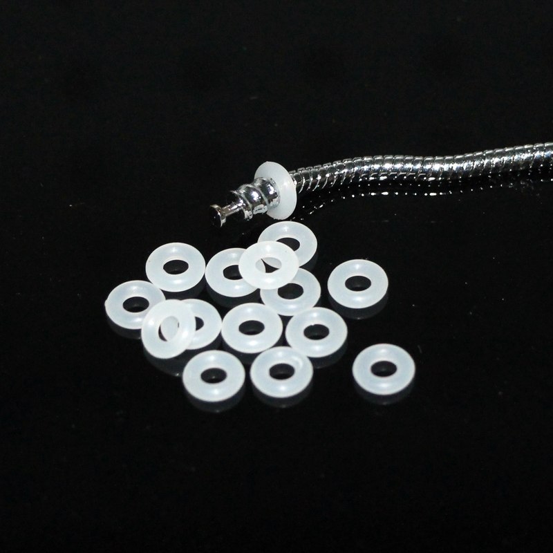 GOMAS CLIP TAPÓN PARA PULSERA O COLGANTES DISEÑO JOYAS - 1