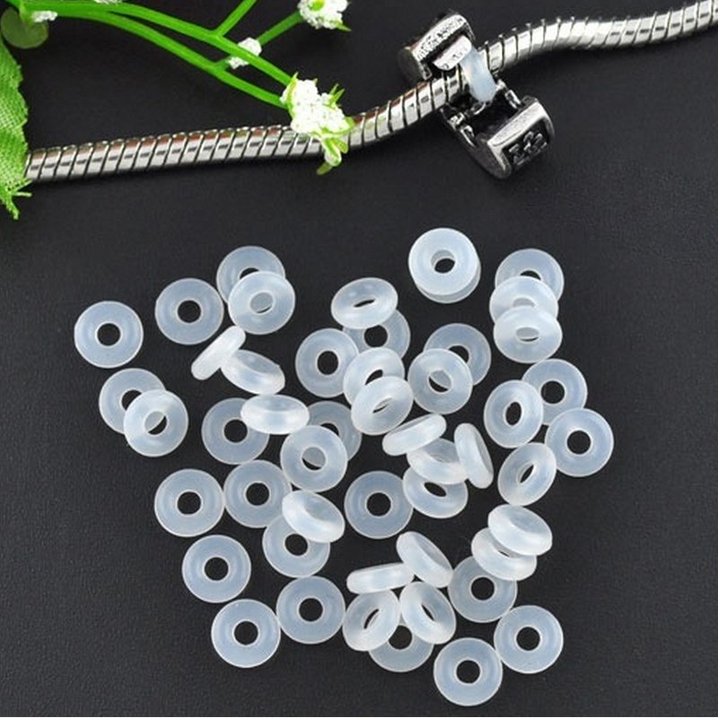 GOMAS CLIP TAPÓN PARA PULSERA O COLGANTES DISEÑO JOYAS - 2