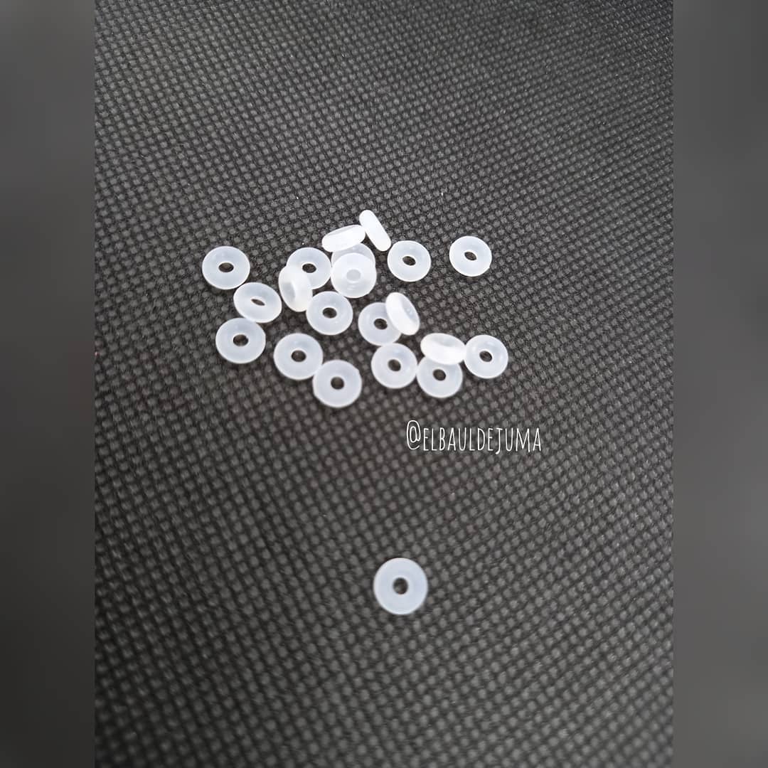 GOMAS CLIP TAPÓN PARA PULSERA O COLGANTES DISEÑO JOYAS - 3
