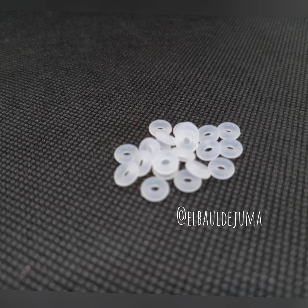 GOMAS CLIP TAPÓN PARA PULSERA O COLGANTES DISEÑO JOYAS - 4