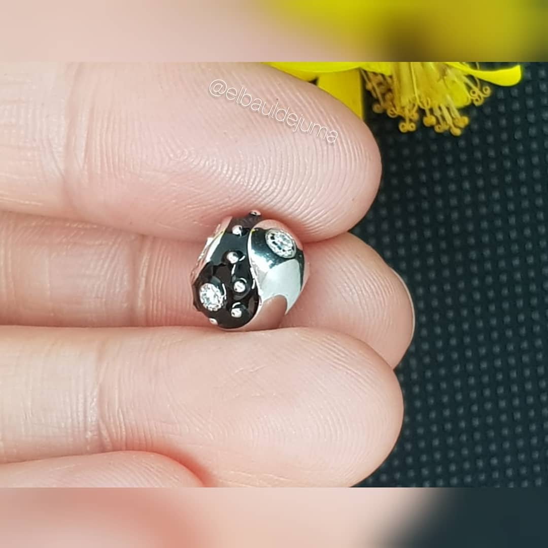 CHARM DIJE ABALORIO YING YANG PLATA 925 - 3