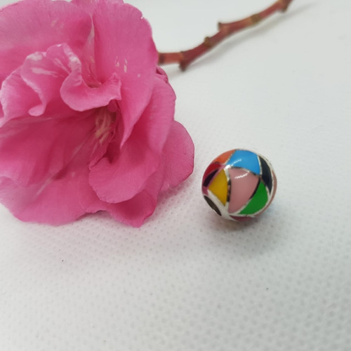 CHARM DIJE ABALORIO BOLA BALON DE COLORES 925 COLOR ESTILO - 3