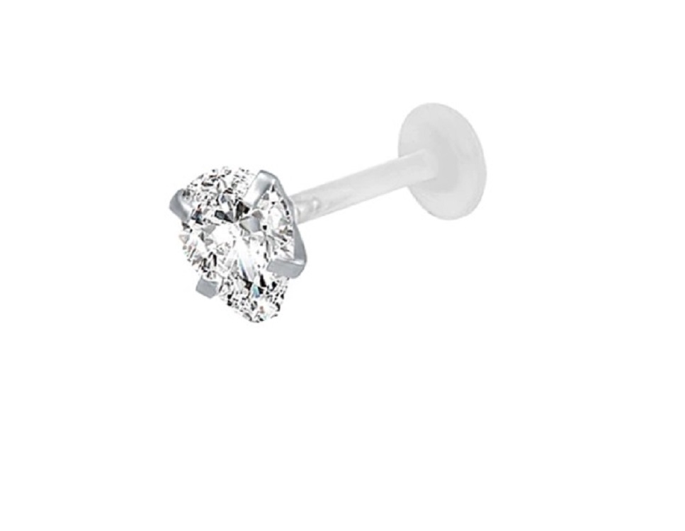 PIERCING LABRET MONROE FORMA GOTA CARTÍLAGO NARIZ BOCA OREJA - 1