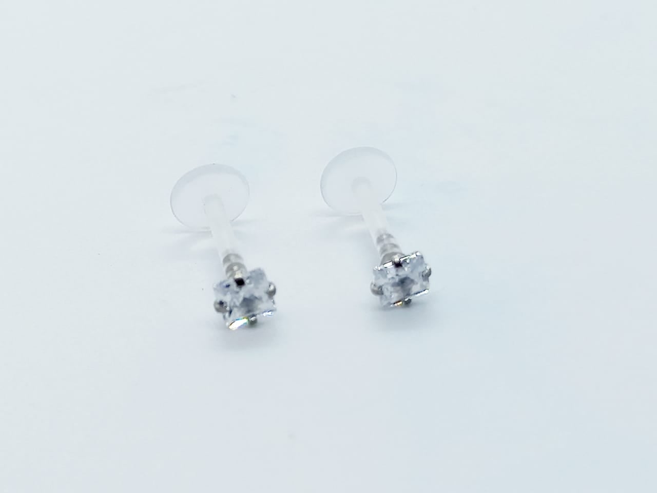 PIERCING LABRET MONROE CUADRADO CARTÍLAGO NARIZ BOCA OREJA - 2