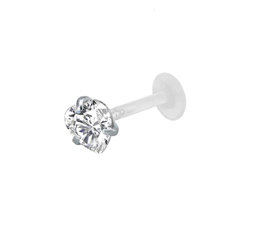 PIERCING LABRET MONROE CORAZON CARTÍLAGO NARIZ BOCA OREJA - 1