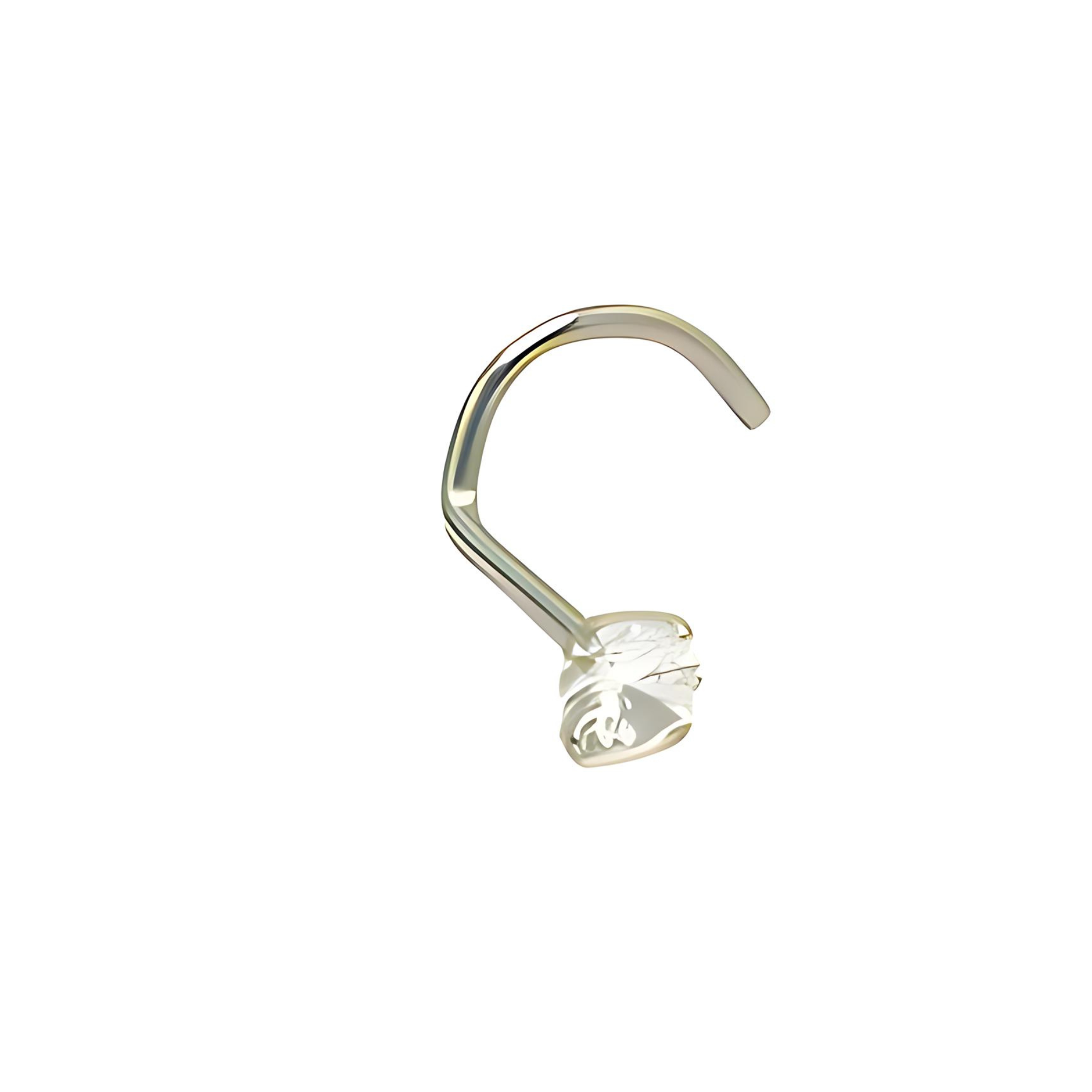PIERCING NOSTRIL 3MM TIPO S TITANIO ASTM F136 20G NARIZ - 1