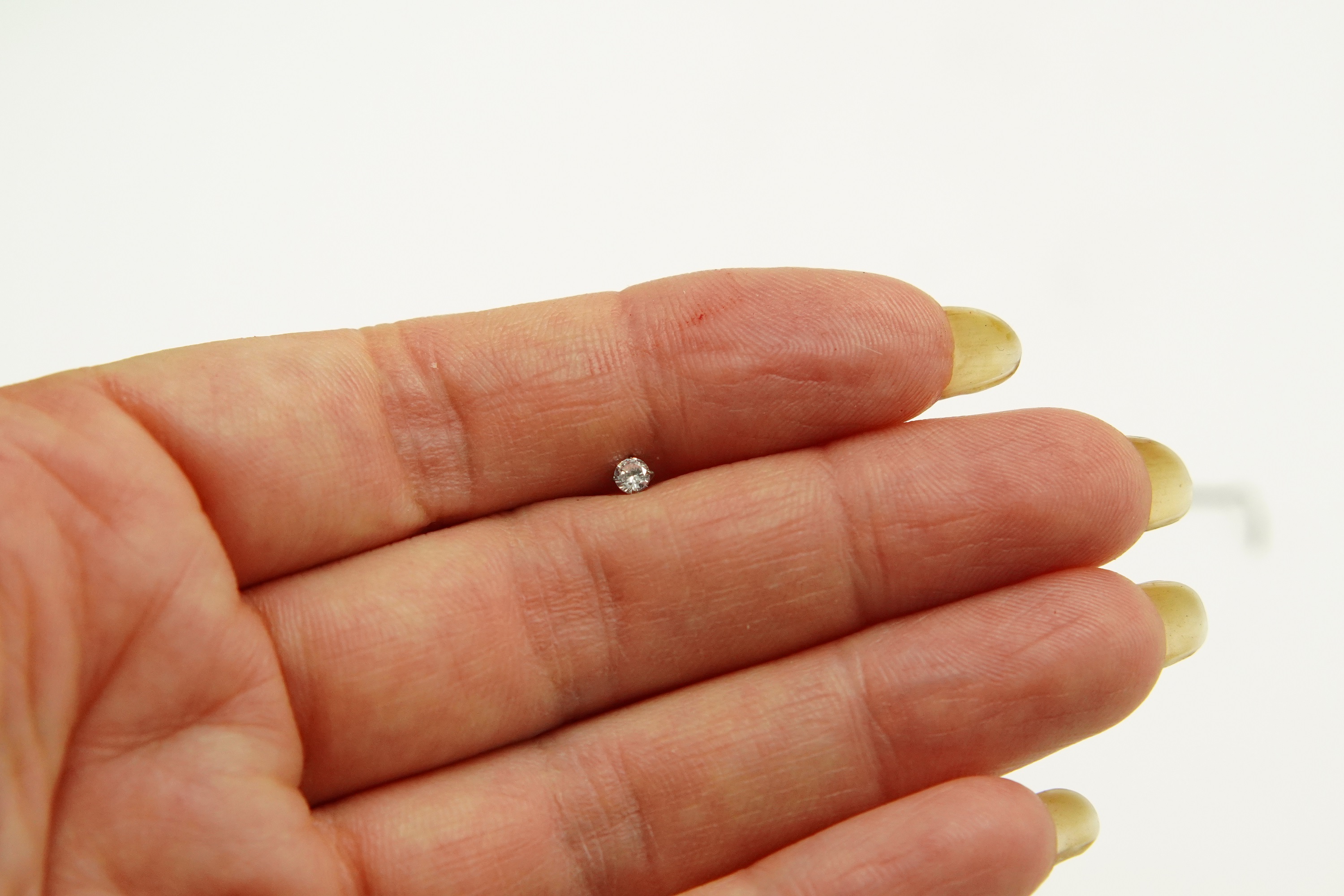 PIERCING NOSTRIL 3MM TIPO S TITANIO ASTM F136 20G NARIZ - 4