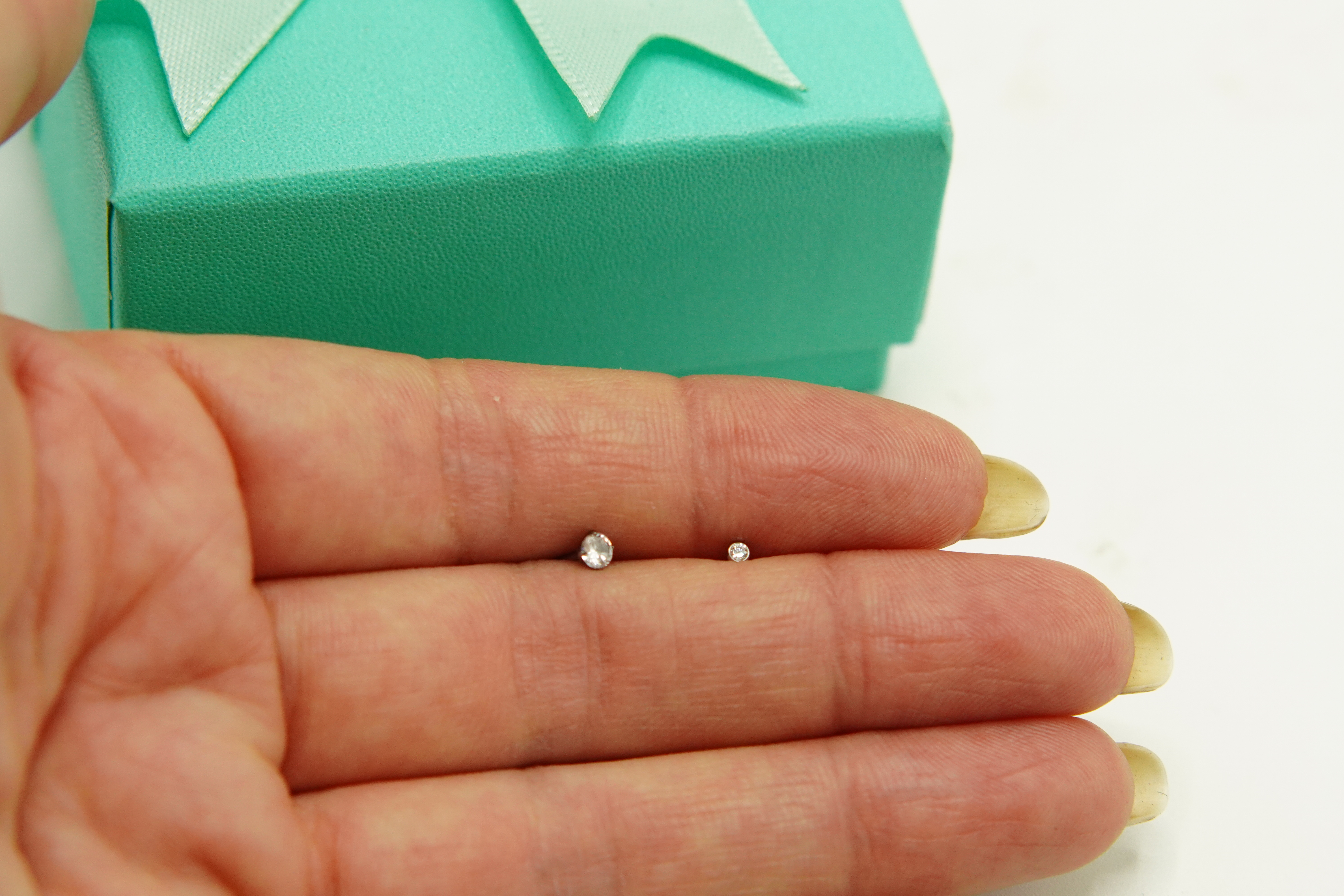 PACK 2 PIERCING NOSTRIL S ZIRCONIA TITANIO ASTM F136 20G - 3