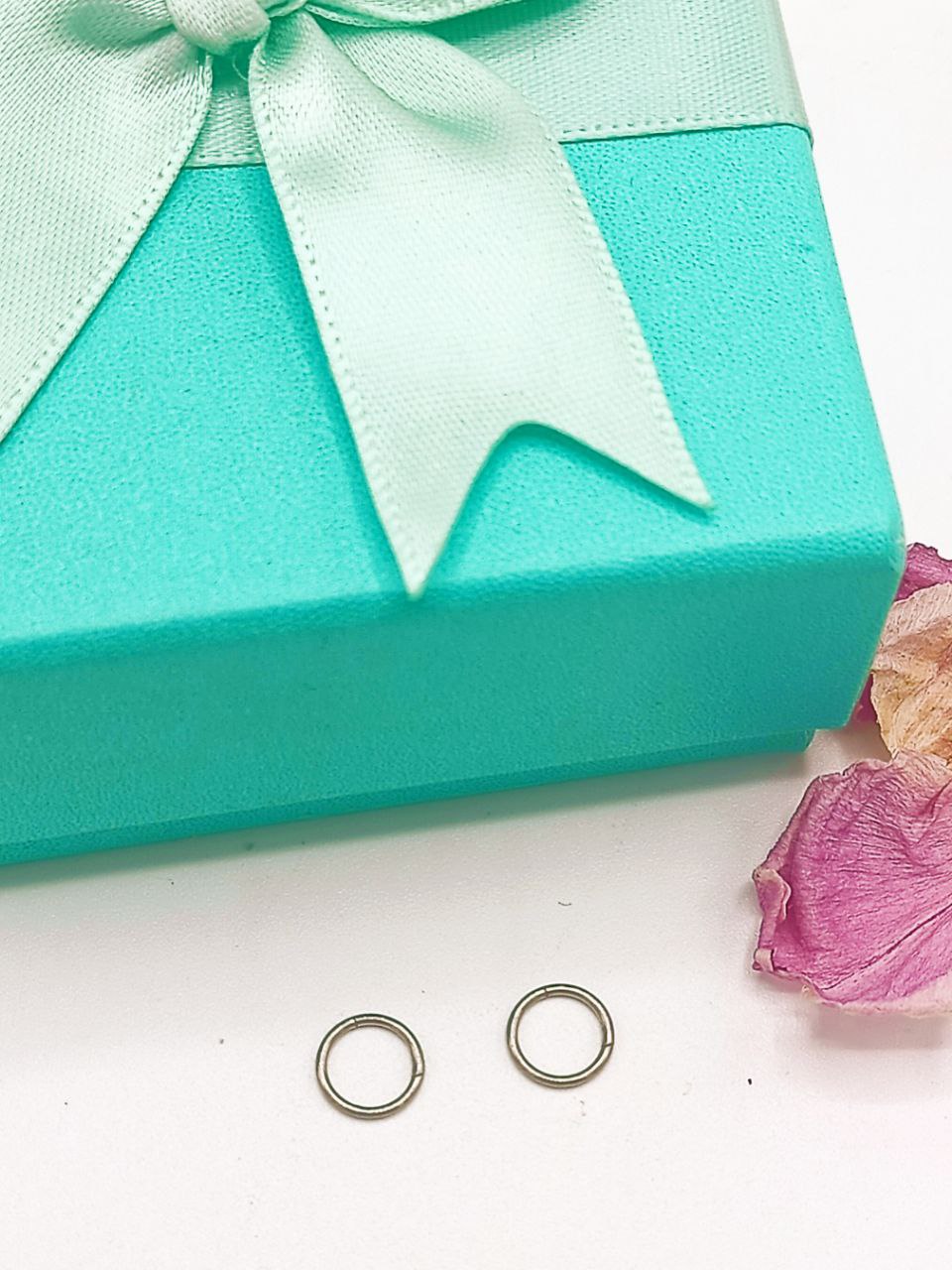 ARGOLLAS CLICKER 6MM 20G ACERO QUIRURGICO PLATEADAS LIGERAS - 2
