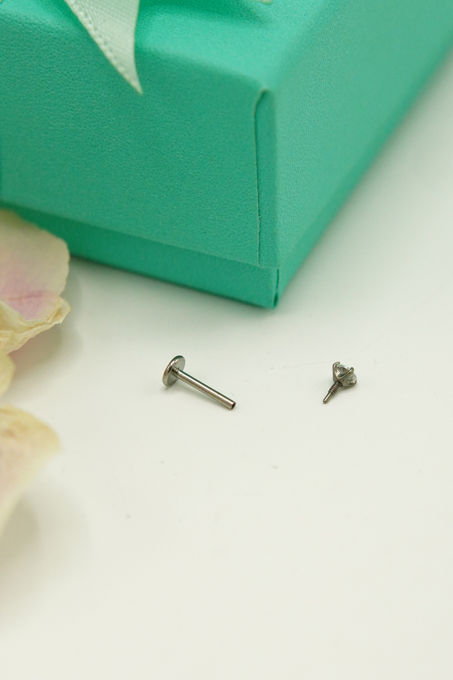 PIERCING EL BAÚL DE JUMA LABRET PERNO TORNILLO PUNTO LUZ TITANIO ASTM F136 - 2