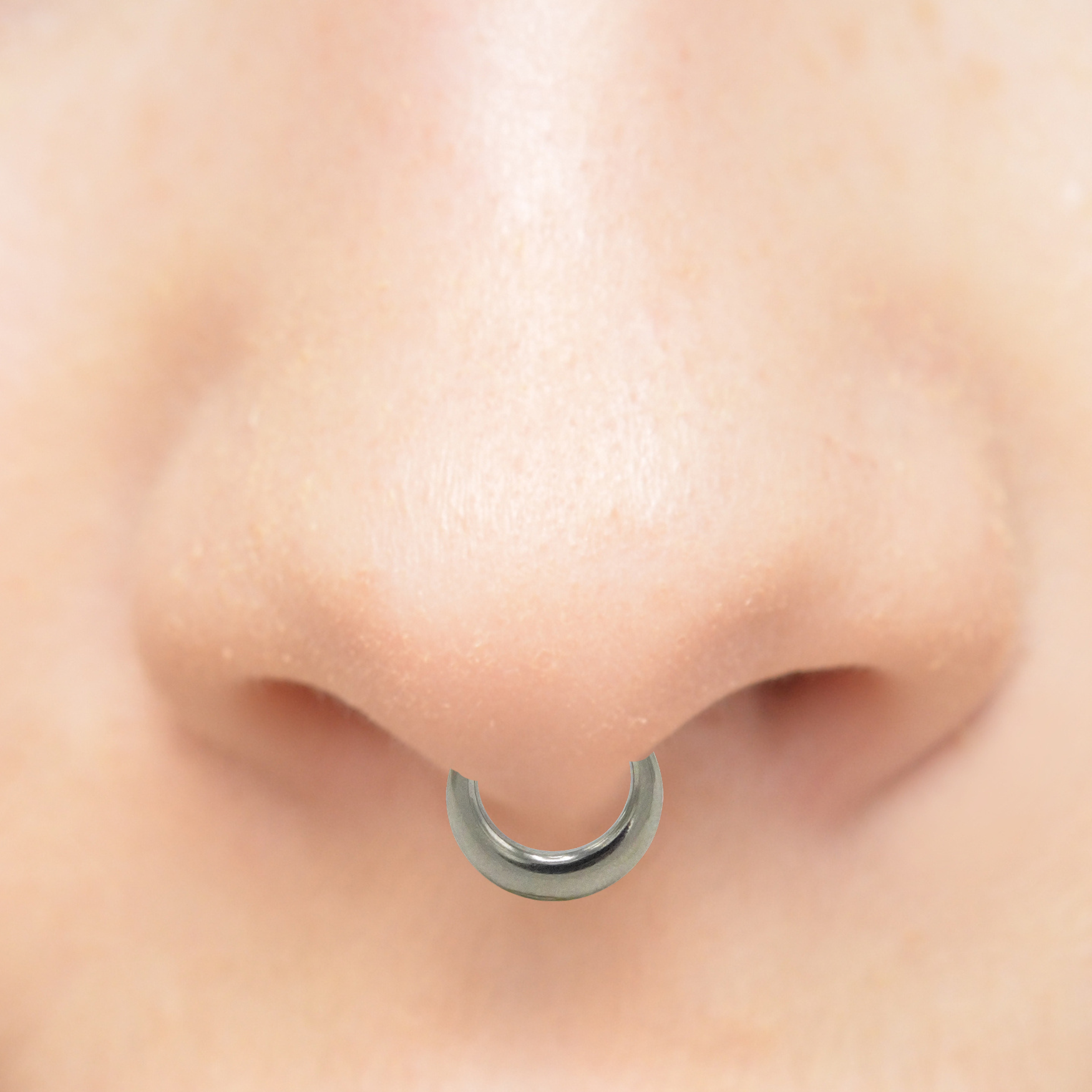 PIERCING EL BAÚL DE JUMA SEPTUM DAITH 10 MM TITANIO ASTM F136 CHUNKY PLATEADO - 3