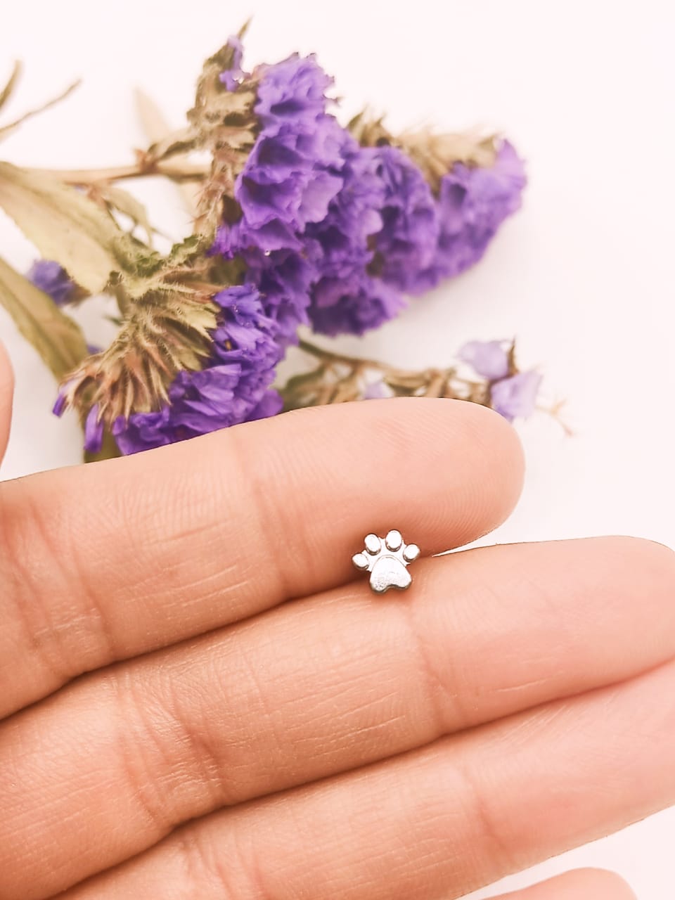 PIERCING EL BAÚL DE JUMA LABRET F136 G23 TITANIO HUELLA PERRO GATO - 5