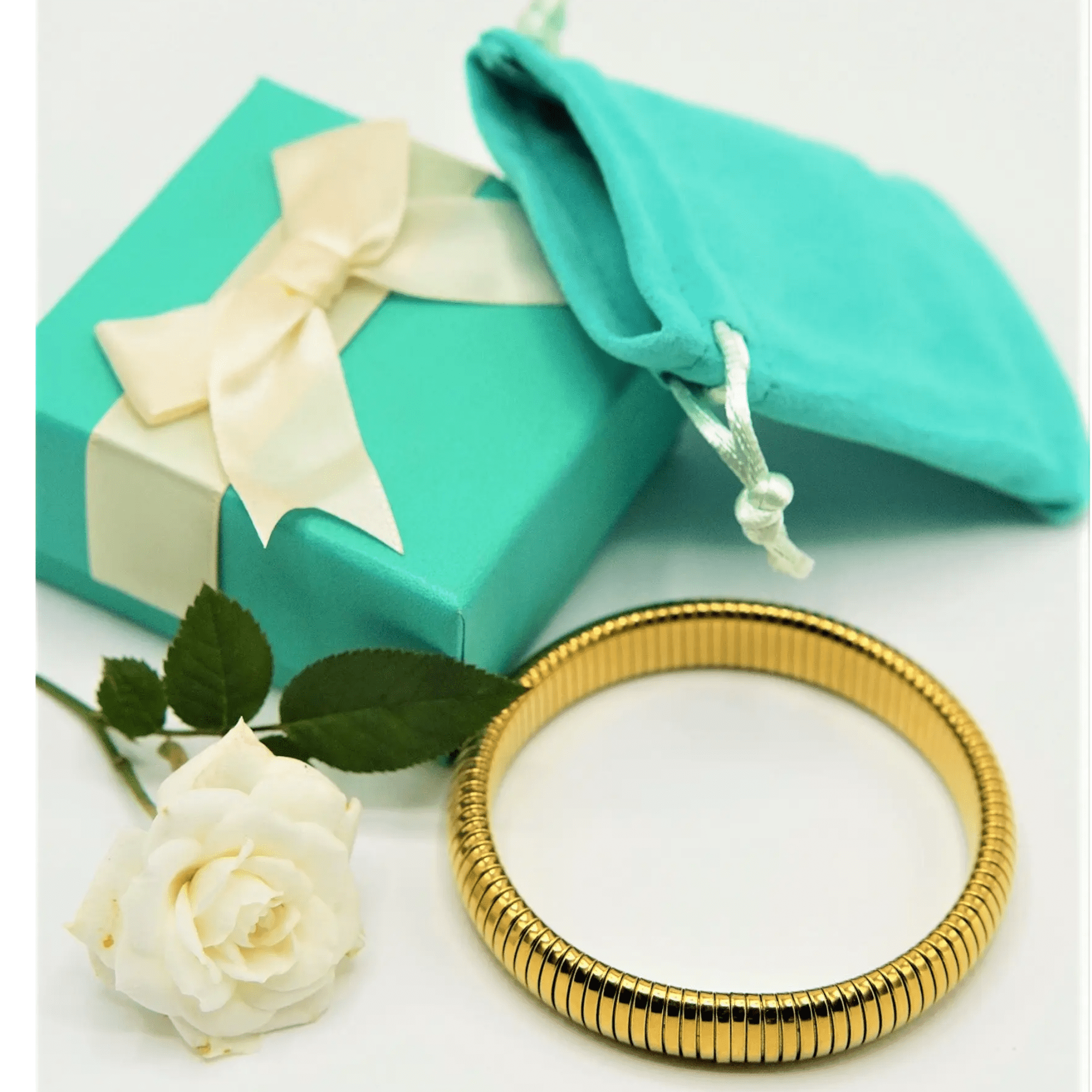 PULSERA UNISEX EL BAÚL DE JUMA CHAPADA EN ORO 18K ELÁSTICA HIPOALERGÉNICA - 4