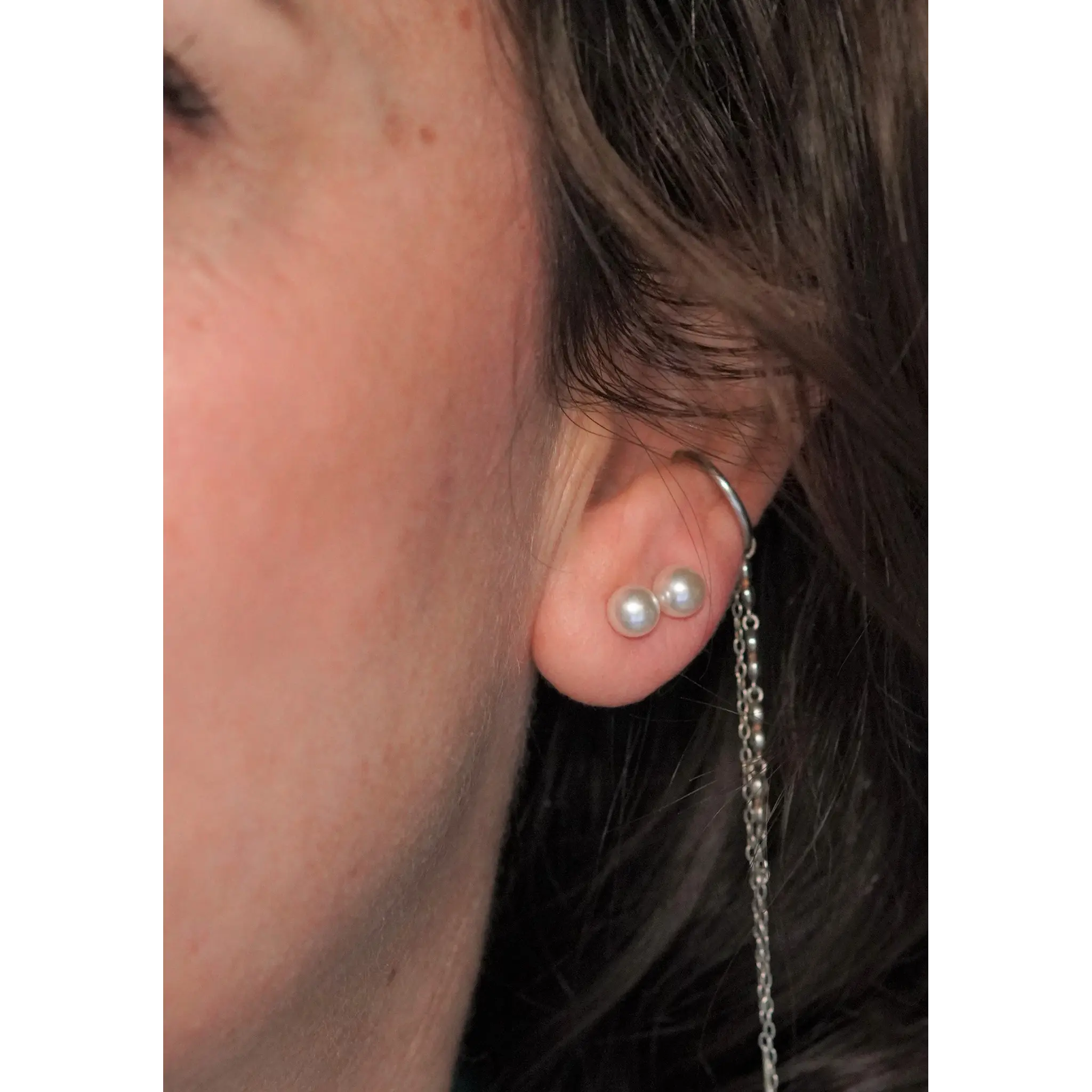 AROS SASCHA PERLA 6MM TITANIO G23 ASTM F136 20G - 4
