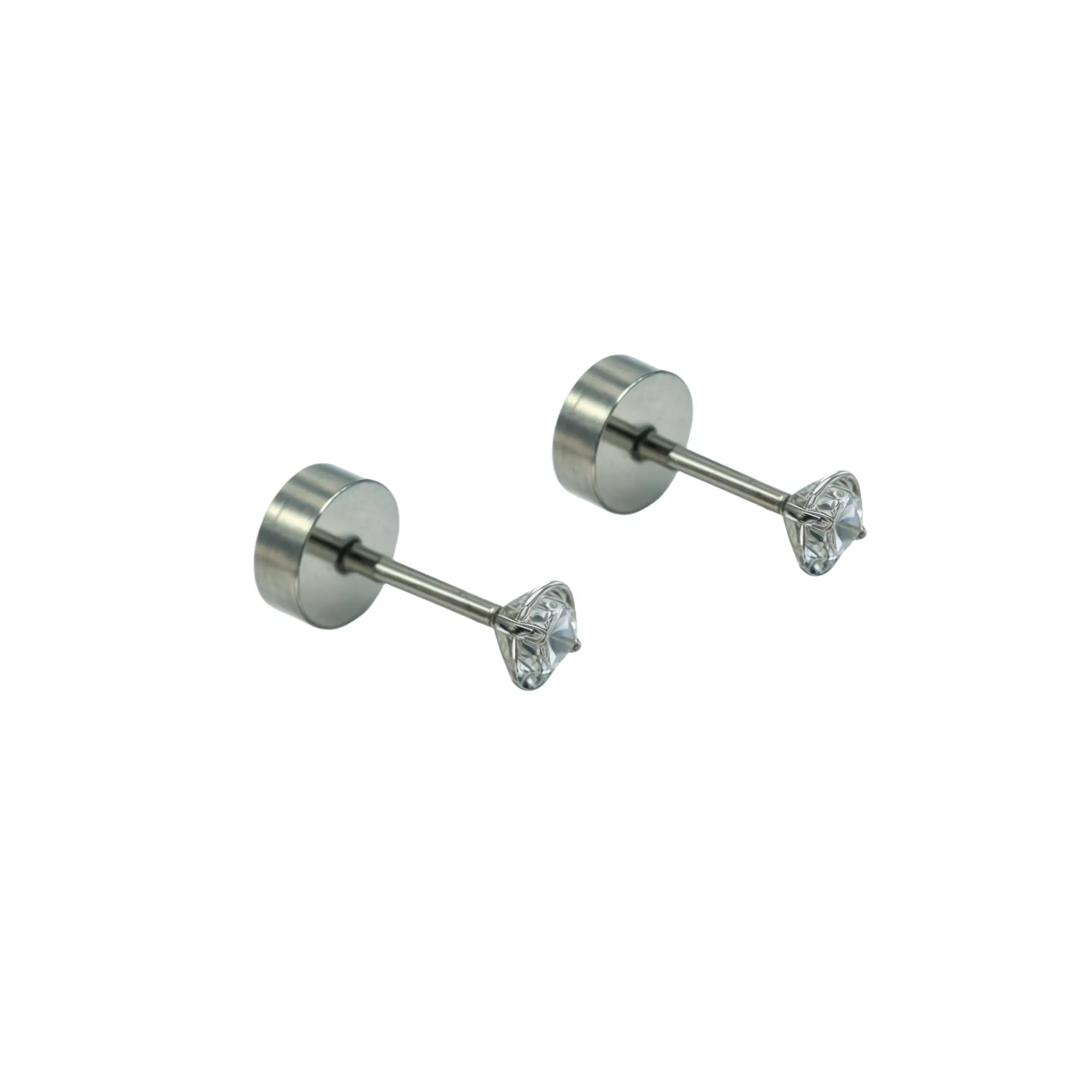 AROS PUNTO DE LUZ 3MM TITANIO G23 TAPA SEGURIDAD 20G - 1