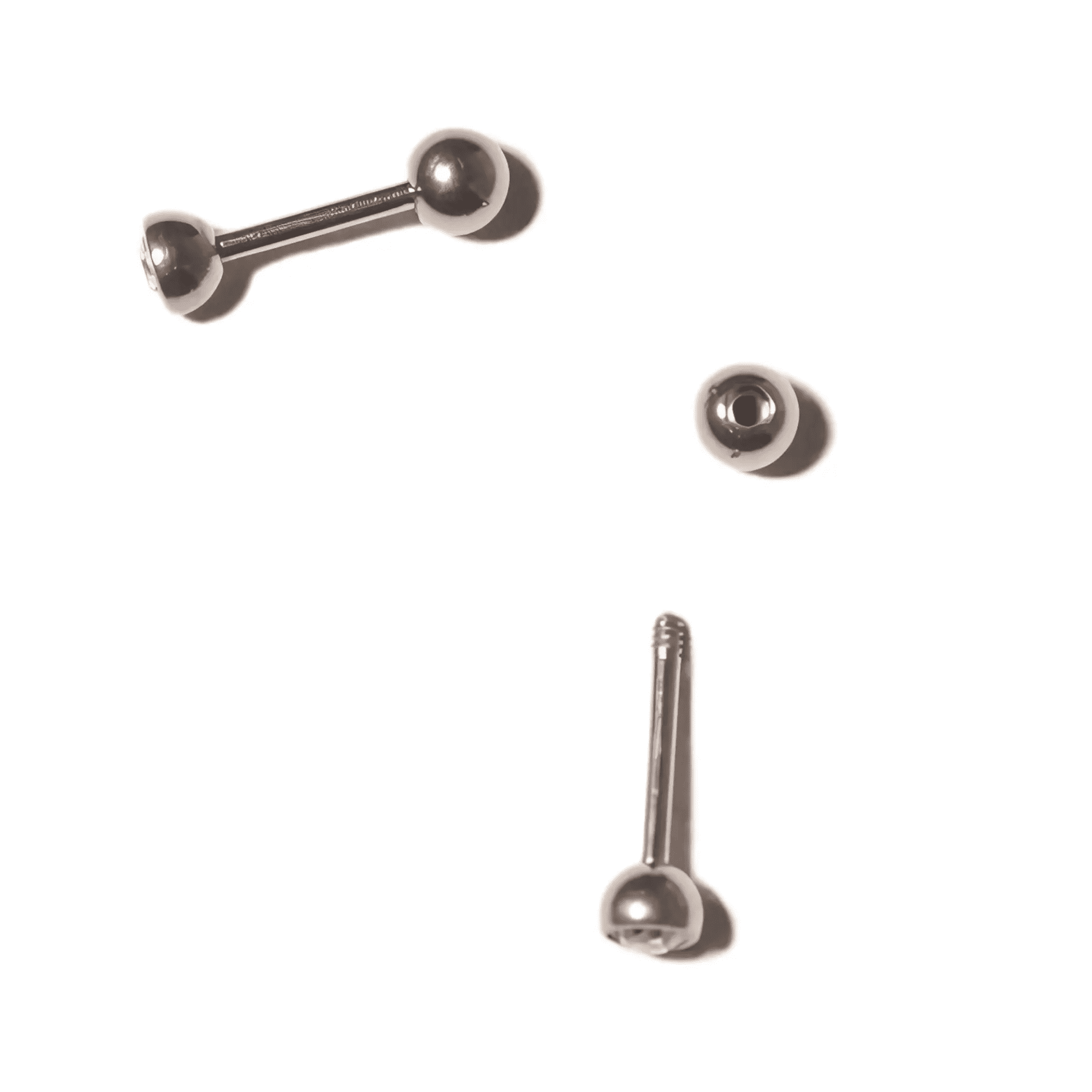 AROS PUNTO DE LUZ 3MM TITANIO G23 TAPA DE SEGURIDAD 20G - 8