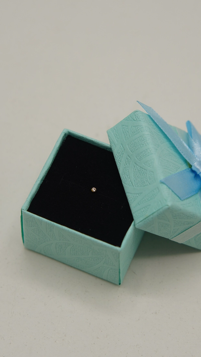 PIERCING TIPO S NOSTRIL 2MM TITANIO ASTM F136 CHAPADO EN ORO 18K - 3