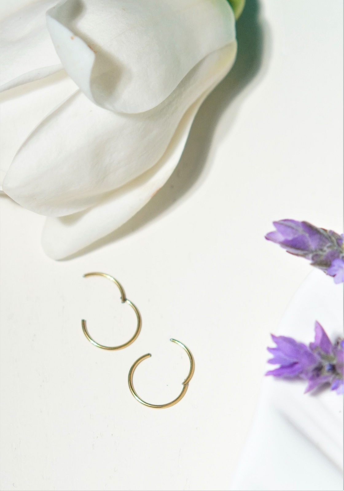 ARGOLLAS CLICKER 8MM 20G ACERO QUIRURGICO CHAPADAS EN ORO 18K - 3