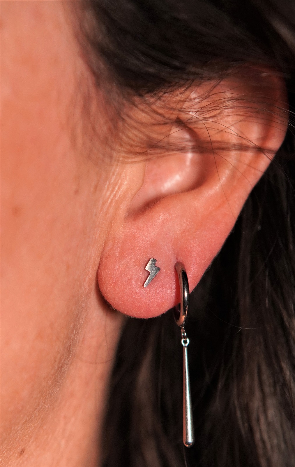 PIERCING LABRET RAYO BARRA 6MM 16G TITANIO ASTM F136 - 2