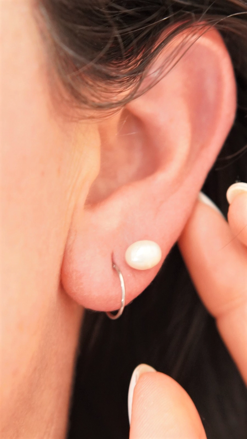 AROS MURIEL PERLAS DE RIO 7MM TITANIO ASTM F136 RIVIERE - 3