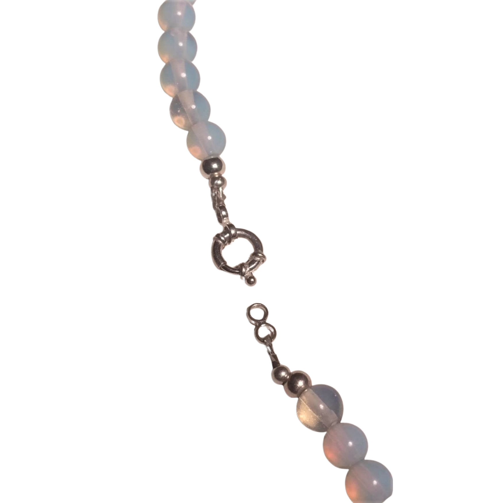 GARGANTILLA CHOKER PIEDRA LUNA NATURAL PLATA 925 TERRANOVA - 2