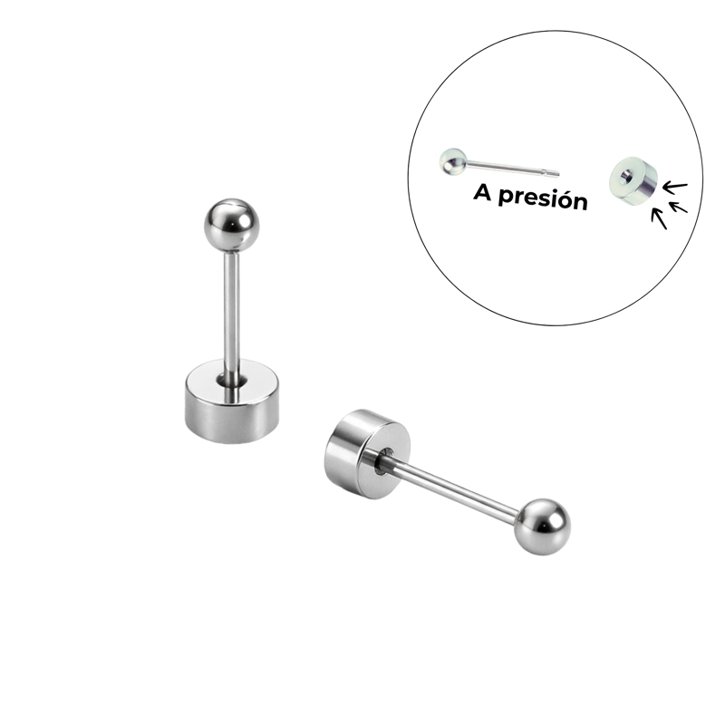 AROS ESFERA DE SEGURIDAD GIGI TITANIO F136 BARRA LARGA - 1