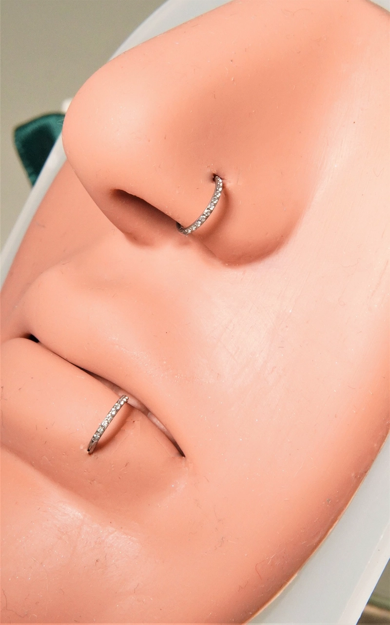 PIERCING ARGOLLA EMMA 20G 6MM TITANIO ASTM 136 - 3