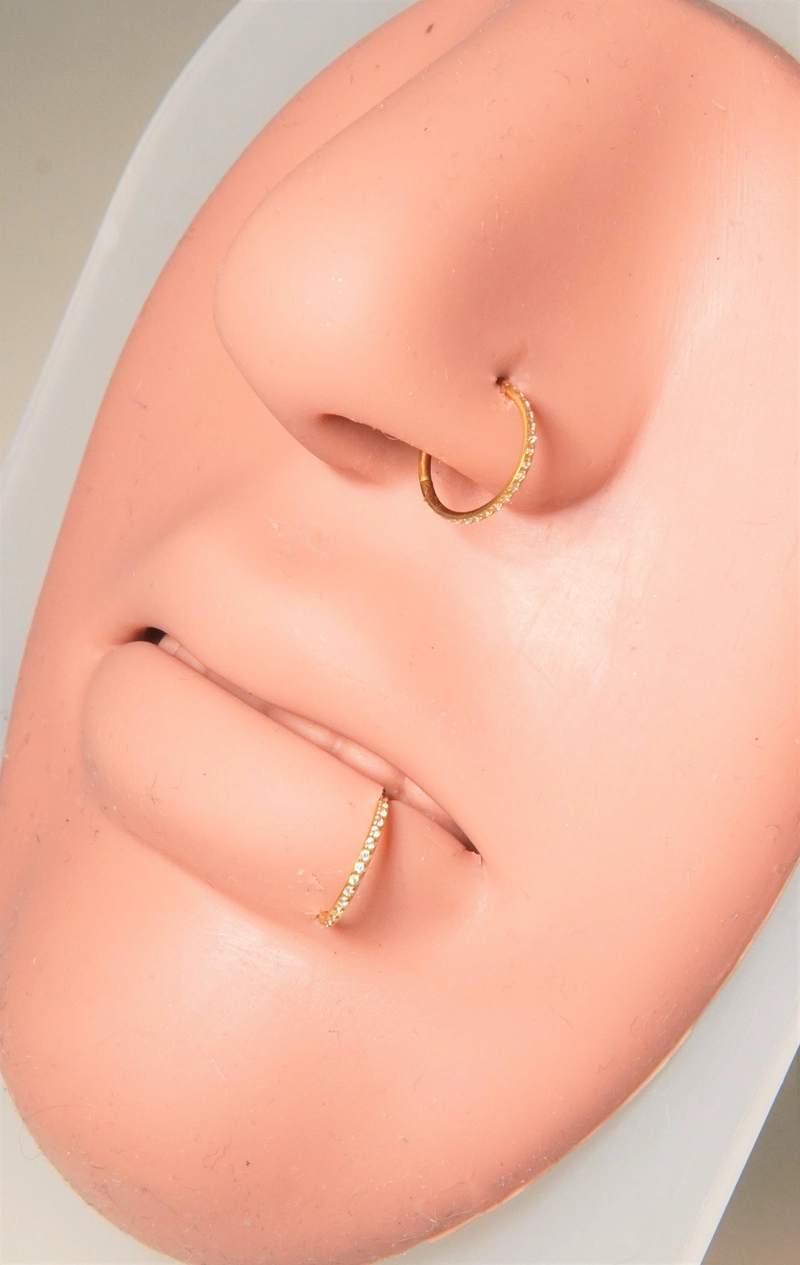 PIERCING ARGOLLA EMMA 20G 8MM TITANIO ASTM 136 - 3