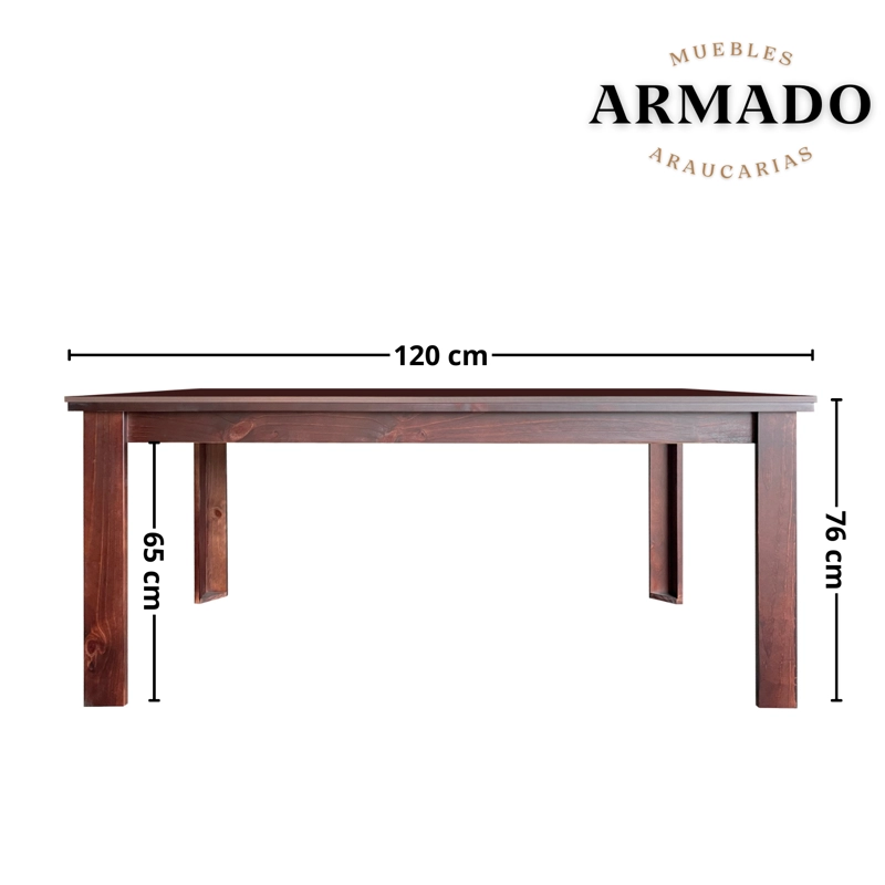 JUEGO COMEDOR ARAUCARIAS 4 PERSONAS NOGAL - 10