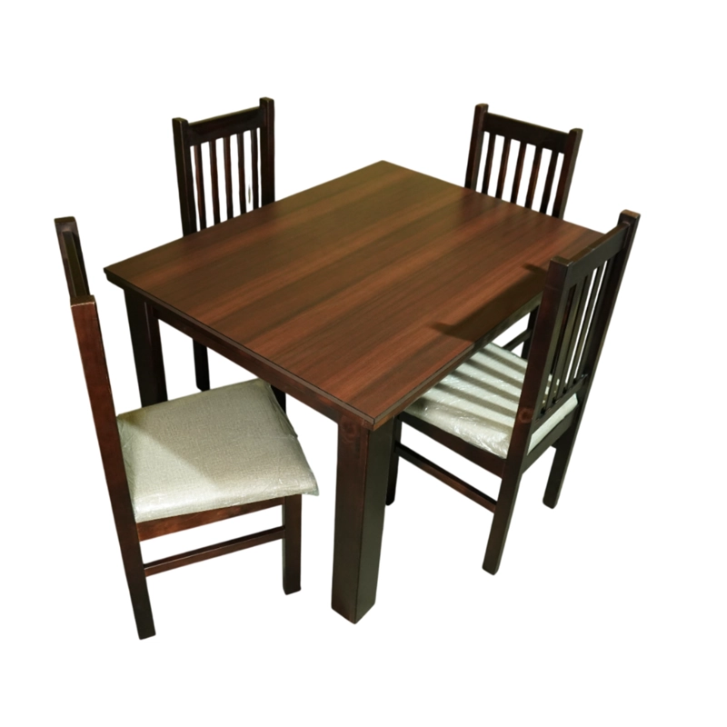 JUEGO COMEDOR ARAUCARIAS 4 PERSONAS NOGAL - 3