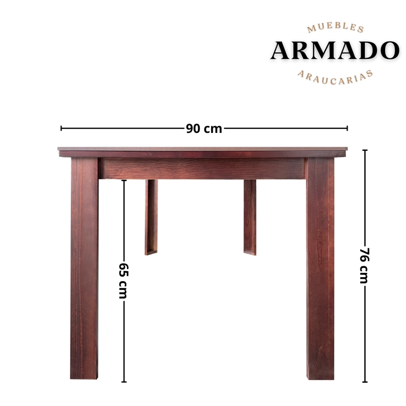 JUEGO COMEDOR ARAUCARIAS 4 PERSONAS NOGAL - 9