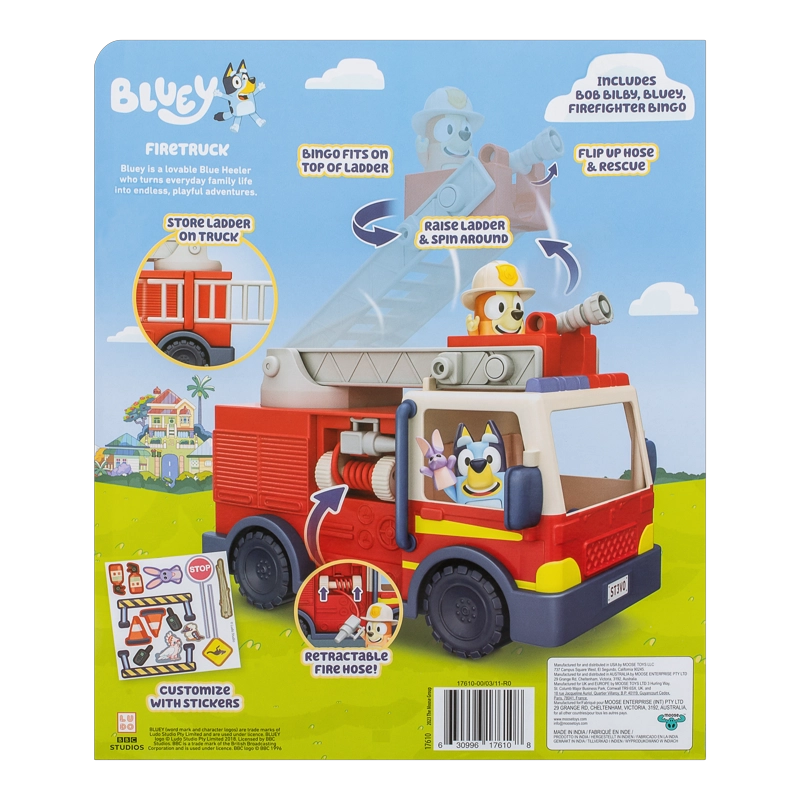 CAMION DE BOMBEROS BLUEY. - 8