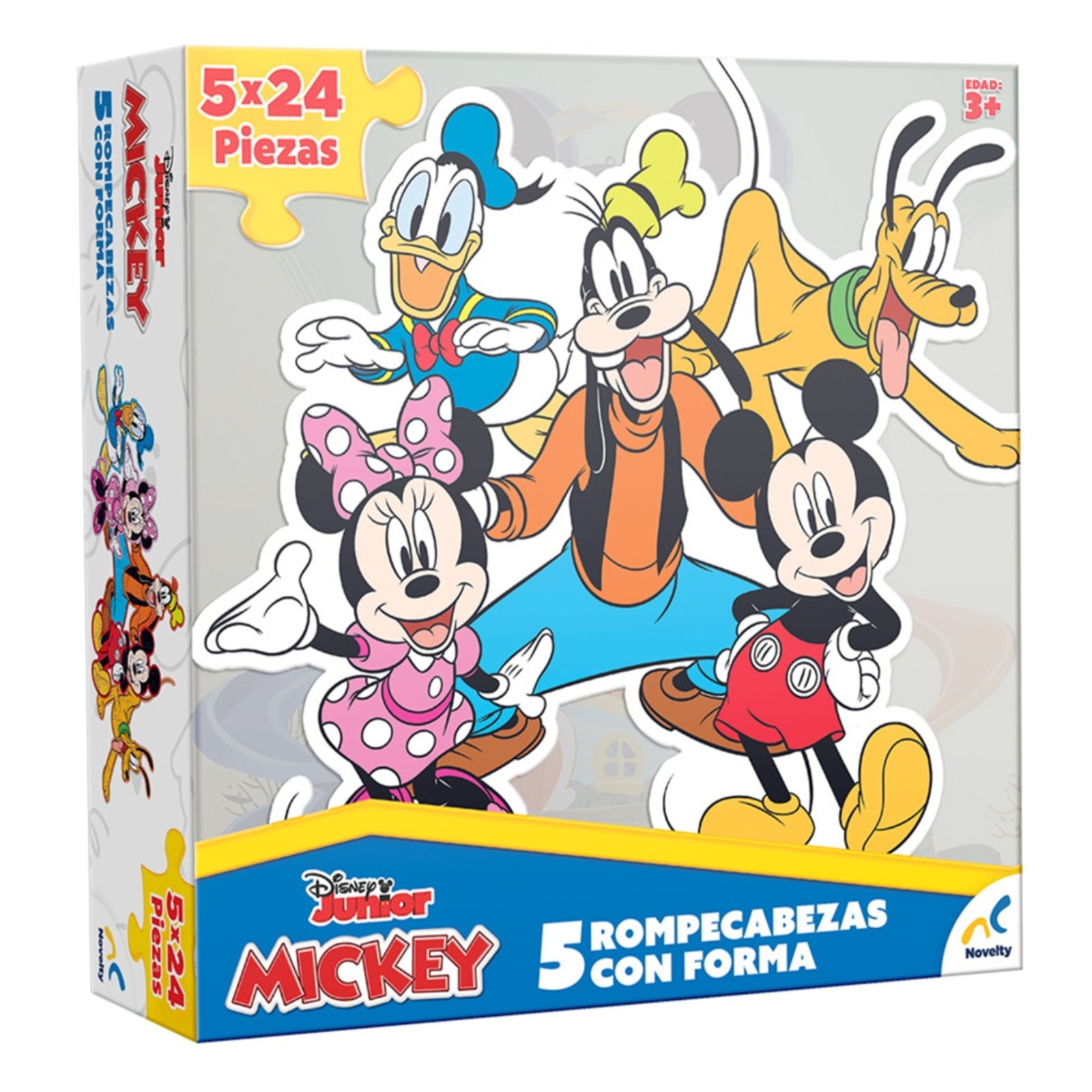 PACK 5 ROMPECABEZAS DISNEY MULTICOLOR DE 24 PIEZAS - 1