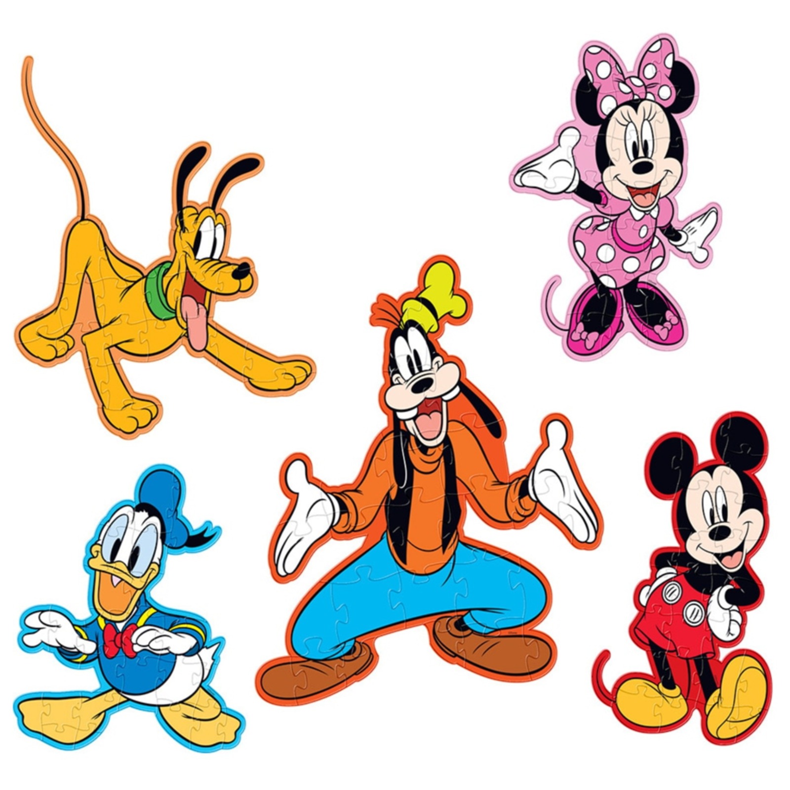 PACK 5 ROMPECABEZAS DISNEY MULTICOLOR DE 24 PIEZAS - 3