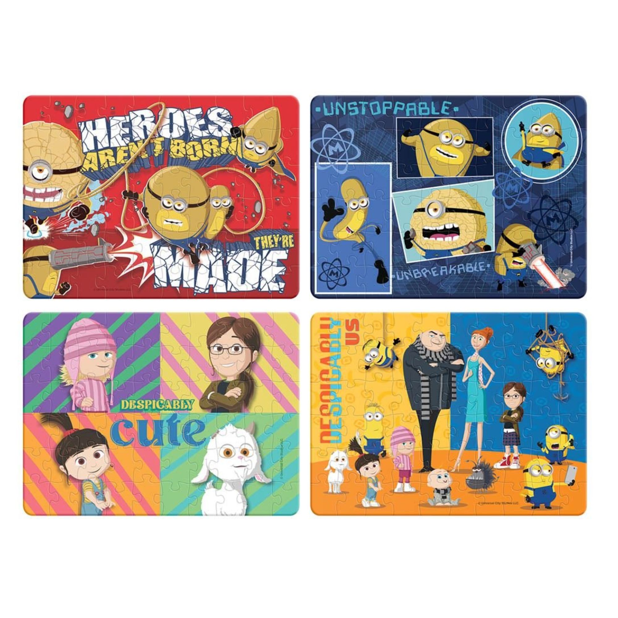SET 4 PUZZLES DISNEY MULTICOLOR DE 60 PIEZAS MI VILLANO FAVORITO - 3