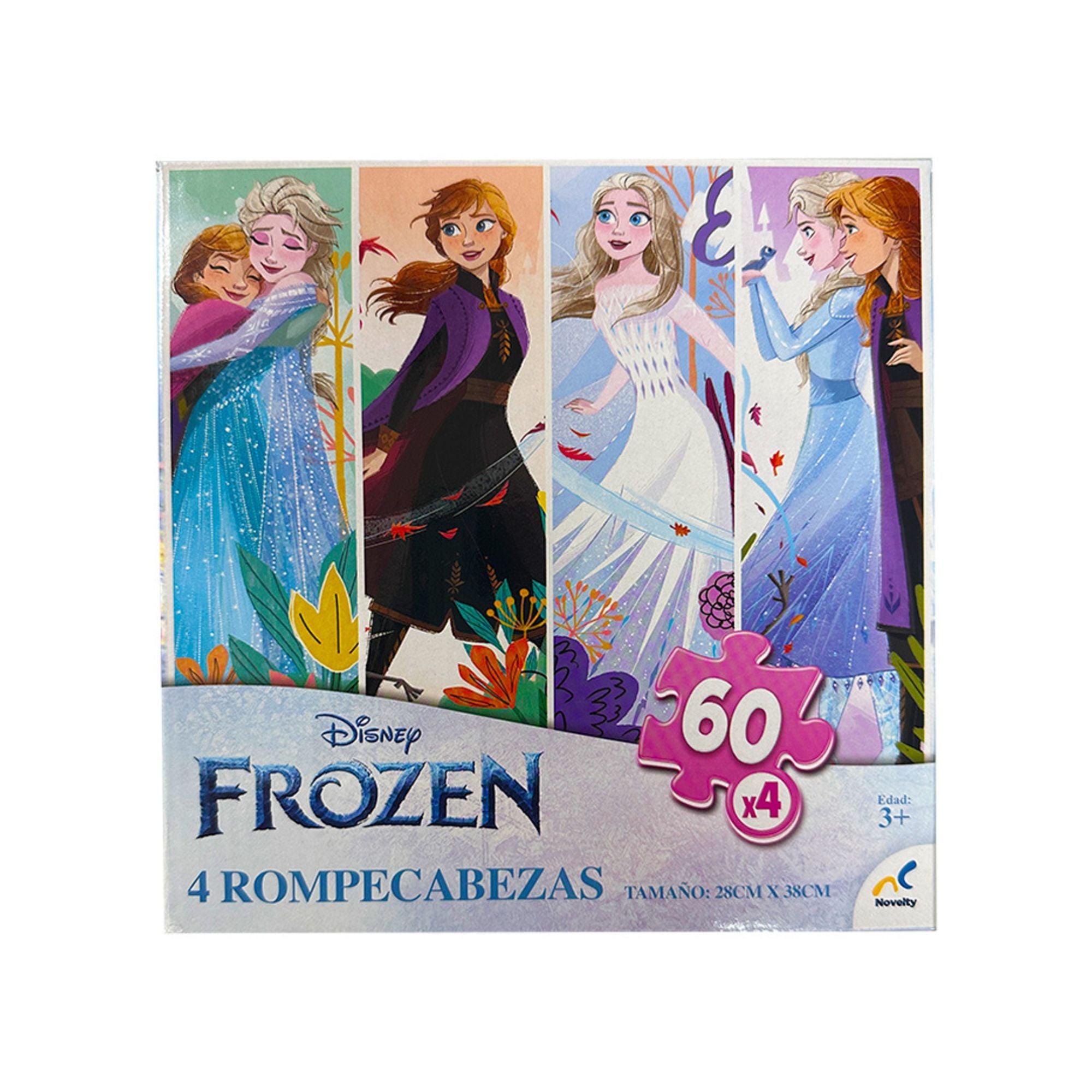 『Disney FROZEN』（全４巻）（マイヤペン対応） SET DE 4 ROMPECABEZAS DISNEY MULTICOLOR FROZEN DE 60 PIEZAS CADA UNO