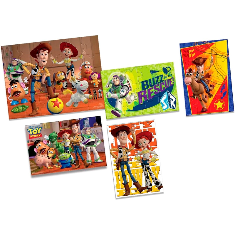 SET DE 5 PUZZLES TOY STORY CAJA DE MADERA - 3