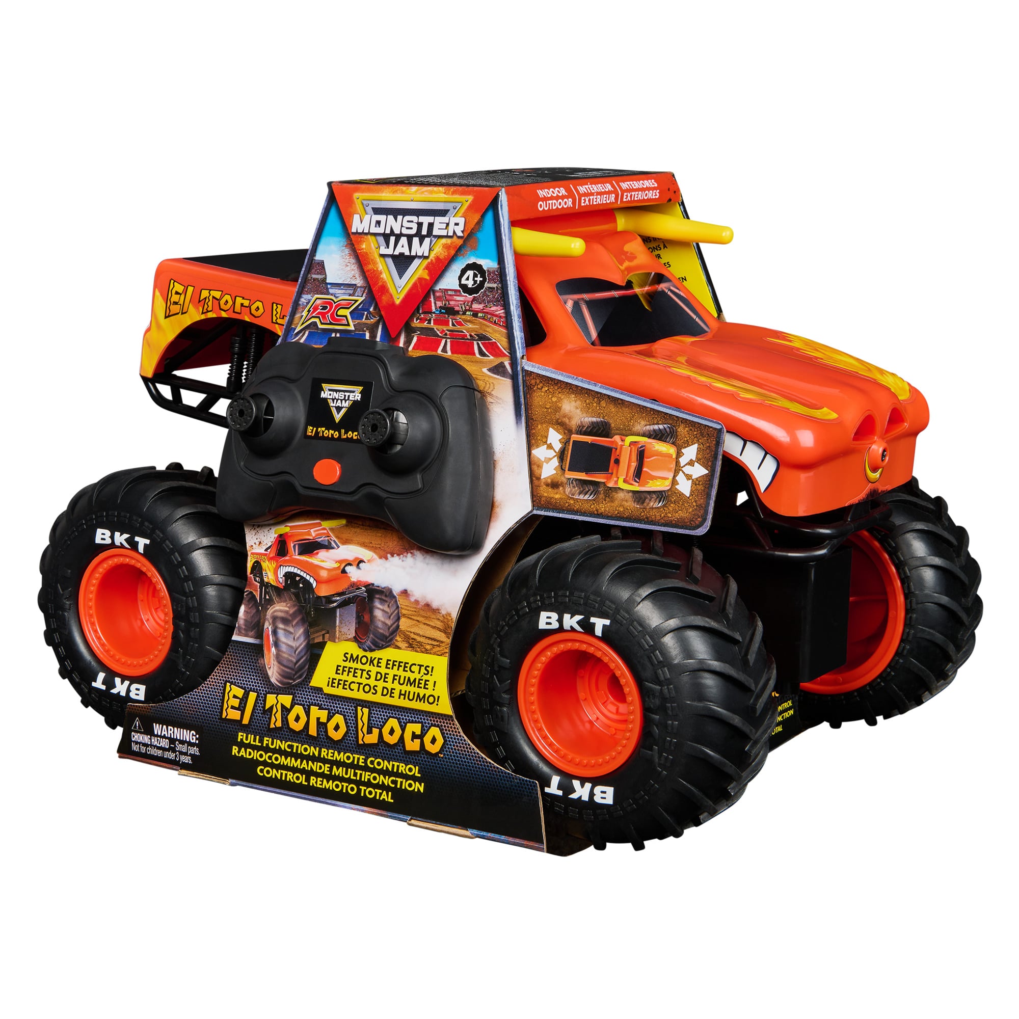 CAMIÓN MONSTER JAM MULTICOLOR RDC A CONTROL REMOTO TORO LOCO - 1