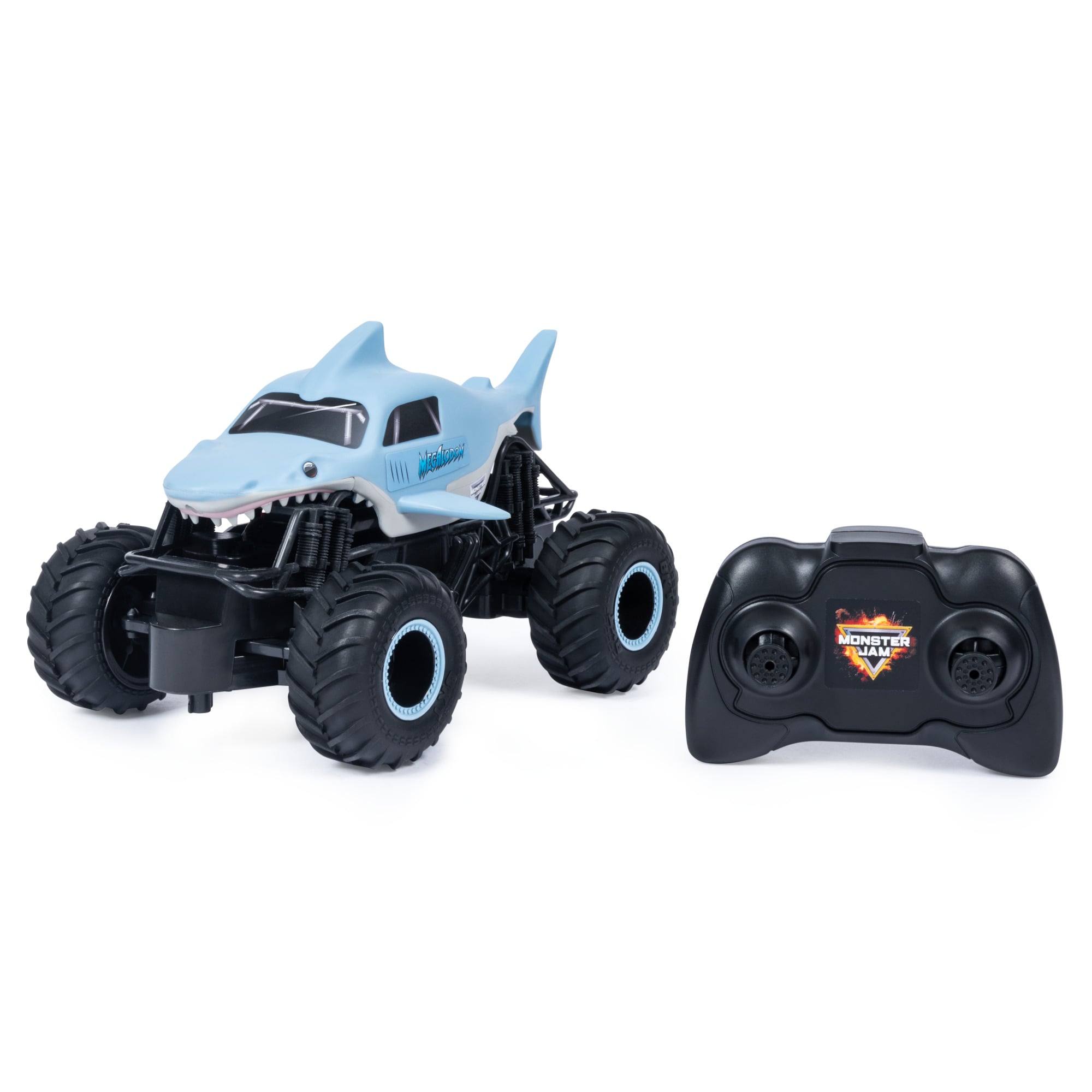 CAMIÓN A CONTROL REMOTO MONSTER JAM MULTICOLOR MEGALODON - 5