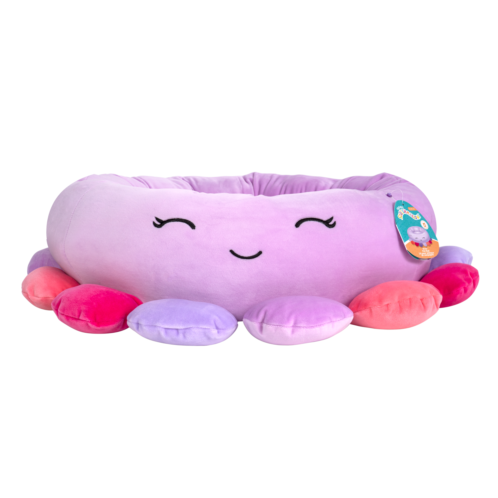 CAMA FUCSIA GRANDE PARA PERRO 76 CM. SQUISHMALLOWS - 3