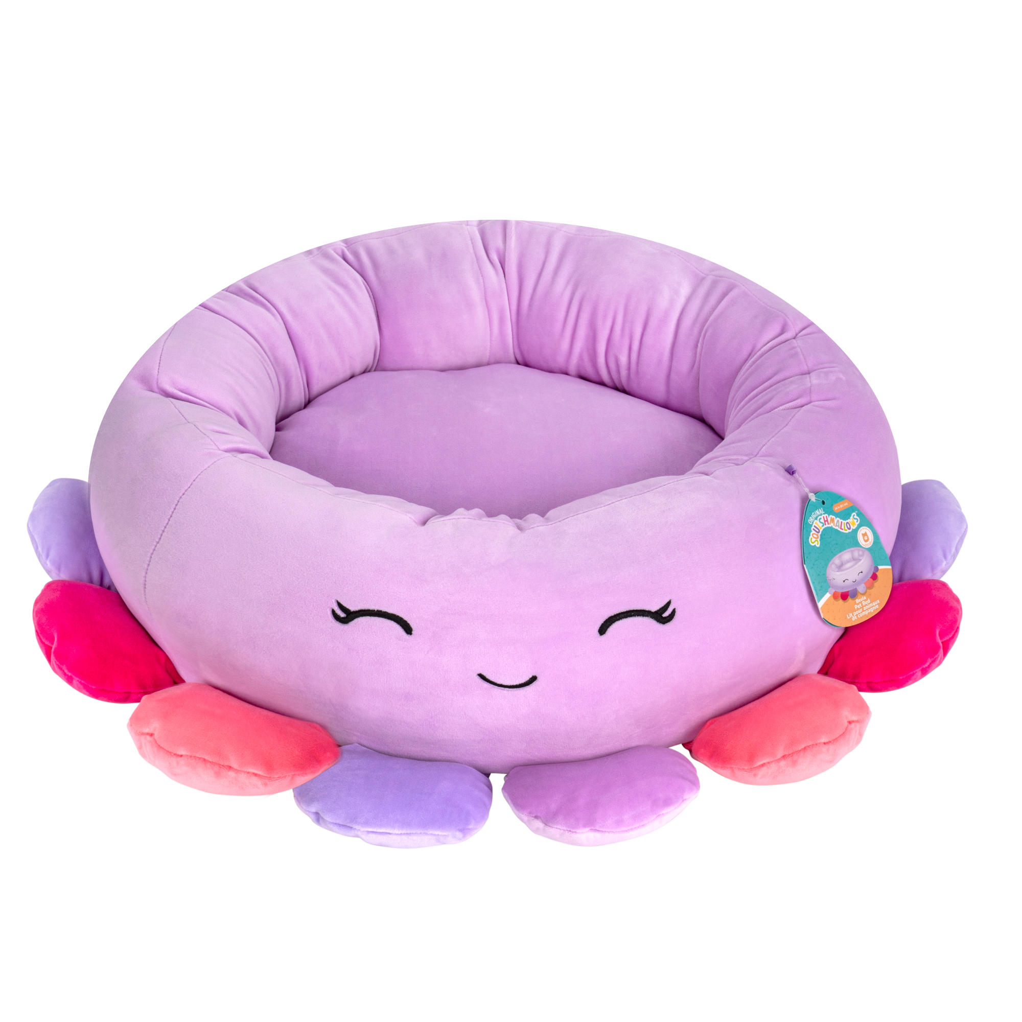 CAMA FUCSIA GRANDE PARA PERRO 76 CM. SQUISHMALLOWS - 5