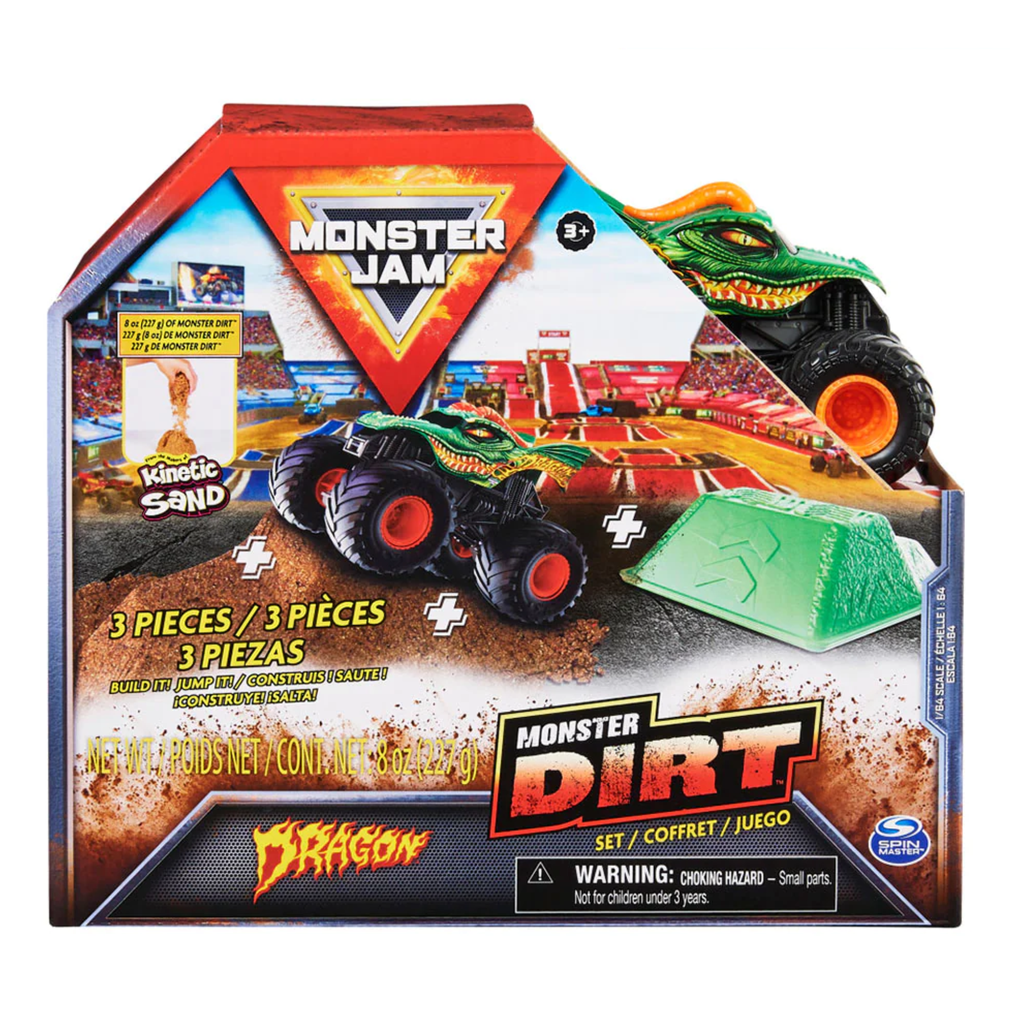 CAMION MONSTER JAM DRAGON ARENA OBSTACULOS Y HERRAMIENTAS - 3