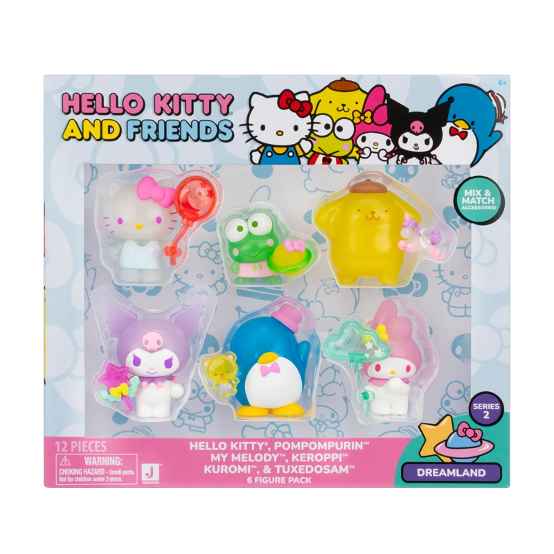 SET DE 6 FIGURAS HELLO KITTY - 1