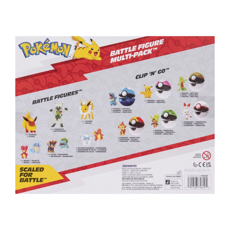 SET 6 FIGURAS POKEMON DE BATALLA - 3